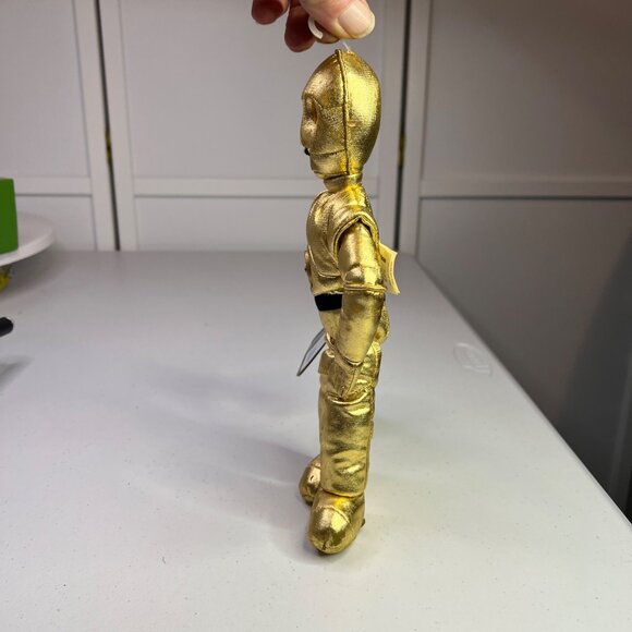 Vintage 1997 Star Wars Buddies C-3PO Plush Toy By Kenner 10 Inches Gold - Picture 3 of 14